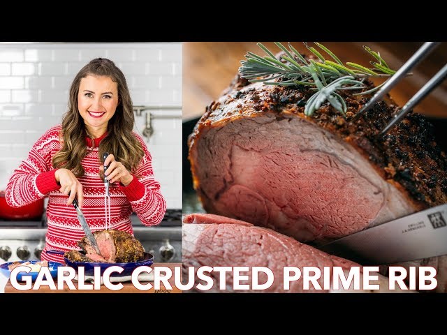 Garlic Crusted Prime Rib Recipe
