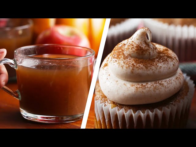 Homemade Apple Cider And Apple Cider Cupcakes