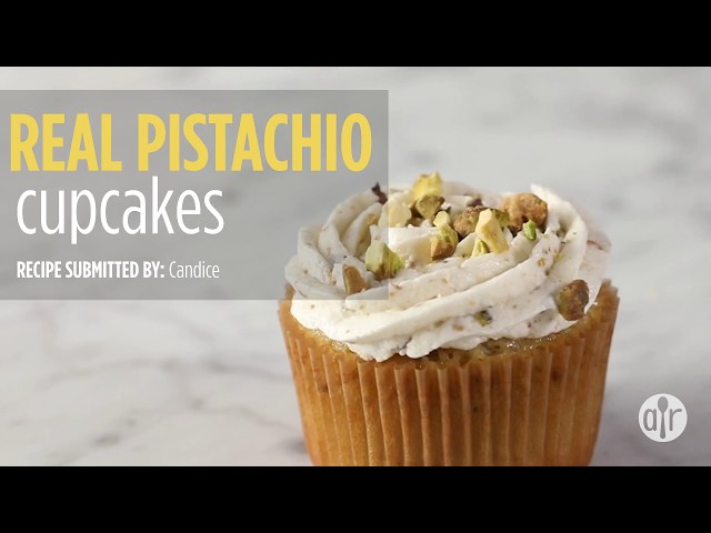 Real Pistachio Cupcakes