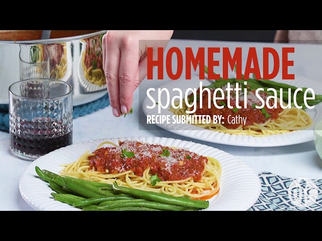 How to Make Homemade Spaghetti Sauce