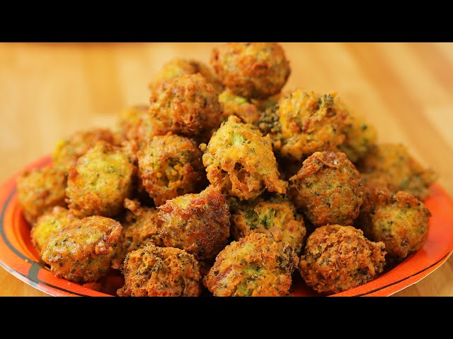 Cheesy Broccoli Bacon Fritter with Dick Vitale