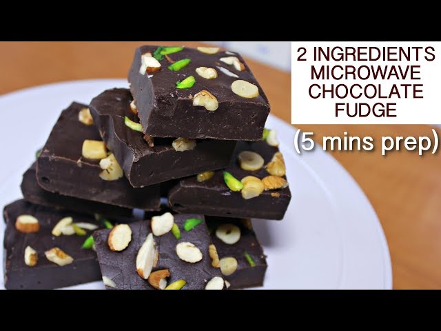 2 Ingredient Chocolate Fudge Recipe