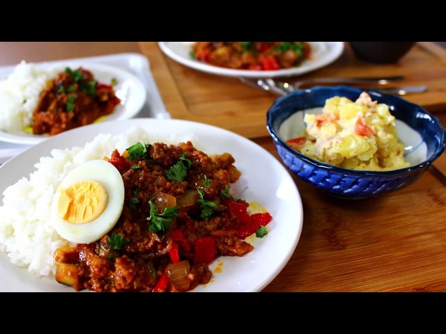 Dry Curry & Potato Salad Recipe