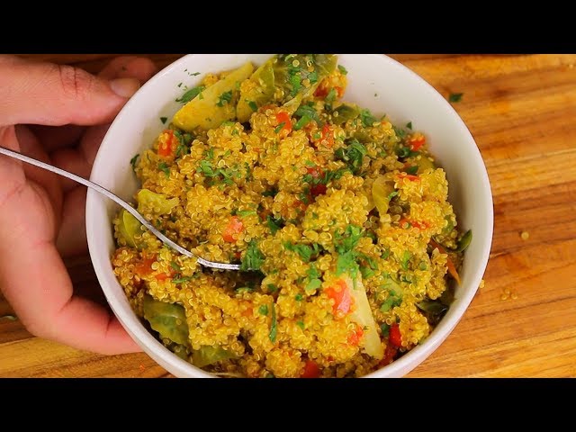 Nutrient Loaded Quinoa Superfoods Curry Bowl