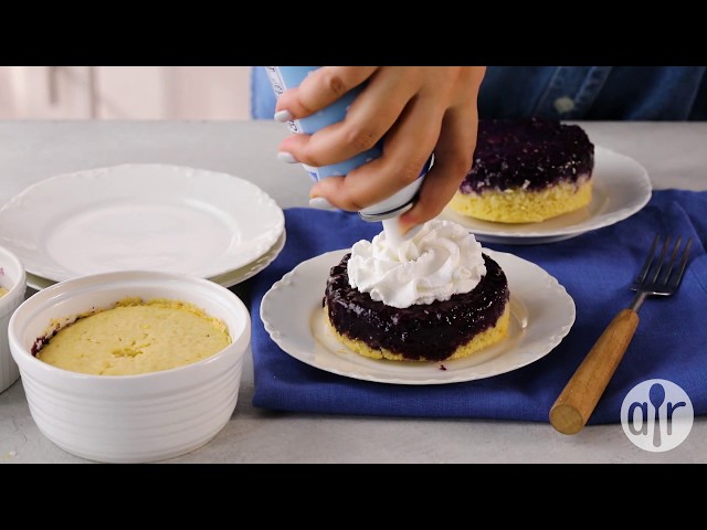 How to Make Blueberry Upside Down Mini Cakes