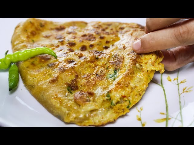 Masala Egg Cheese Paratha