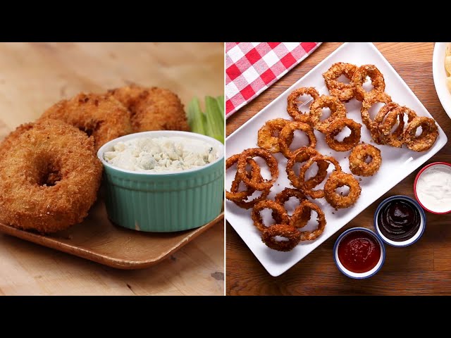 Crunchy And Delicious Homemade Onion Rings