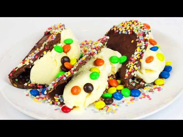 DIY Ice Cream Taco, Amazing Summer Dessert Recipe Ideas
