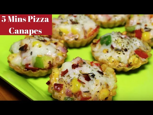 Pizza Canapes Bites