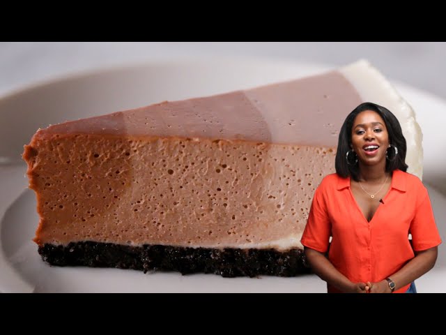 How To Make Ripple Chocolate Cheesecake