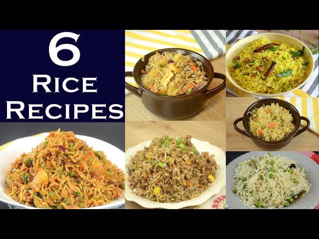 6 Different Rice Recipes