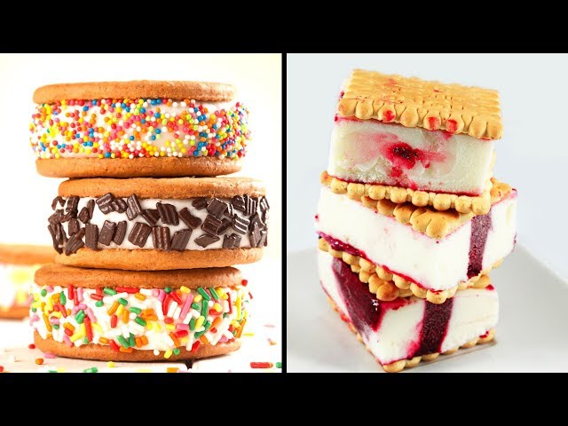 Ice Cream Cookie Dessert Recipes Choloate Chip & Oreo Food Ideas For Kids By HooplaKidz Recipes