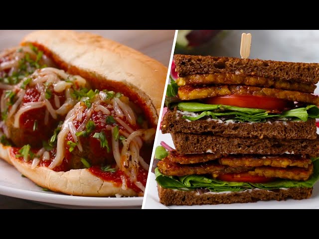 Vegetarian Sandwiches 4 Ways