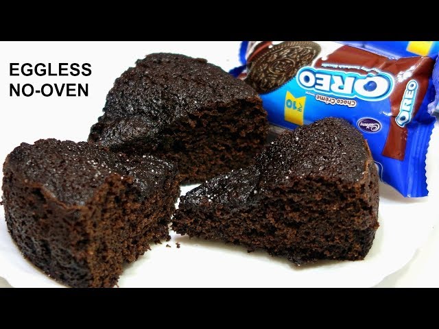 Oreo Biscuit Cake in Cooker