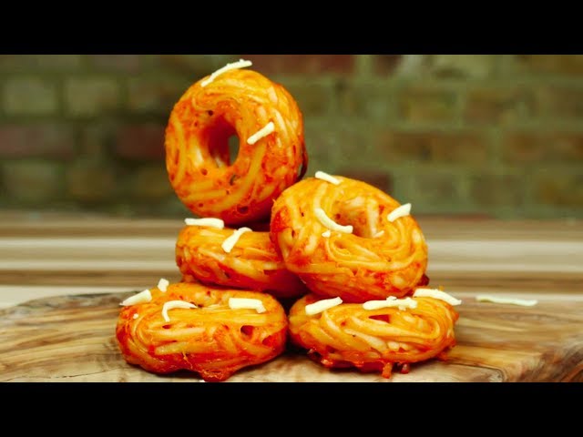 Yummy Spaghetti Donuts and Fruit Slushes by Hooplakidz Recipes