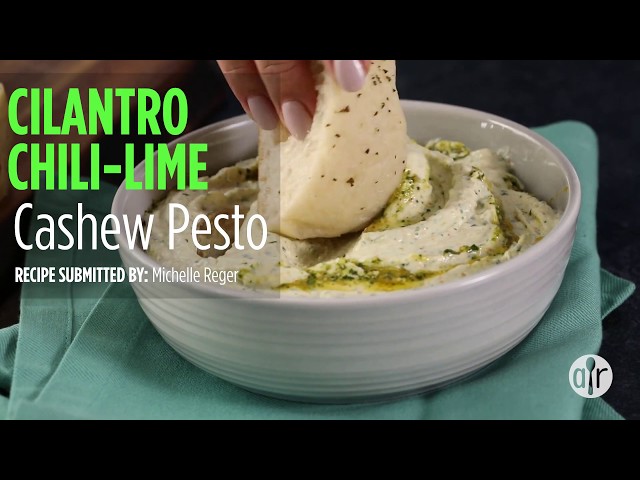How to Make Cilantro Chili-Lime Cashew Pesto