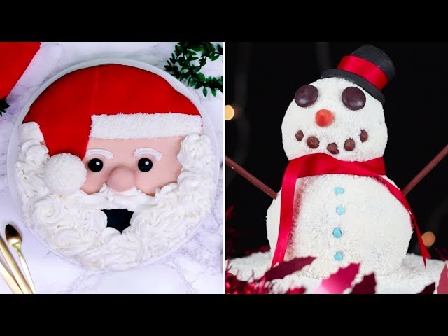 Santa Cake and Cupcake Decorating Ideas