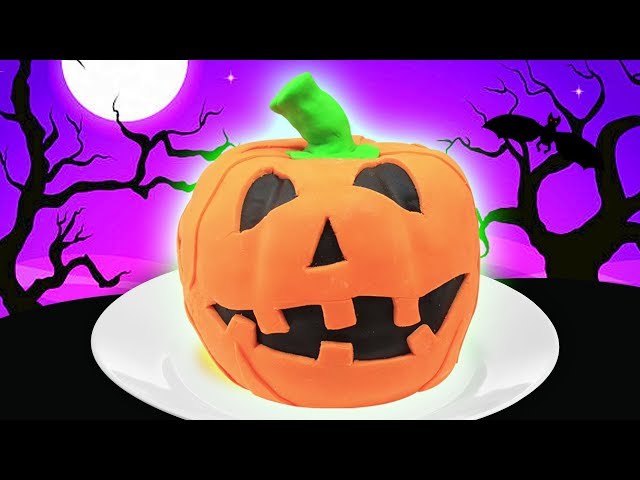 Pumpkin Cake Recipe Trick or Treat Happy Halloween from HooplaKidz Recipes