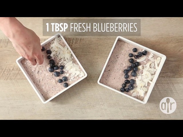 How to Make Overnight Oats Blueberry Smoothie Bowl