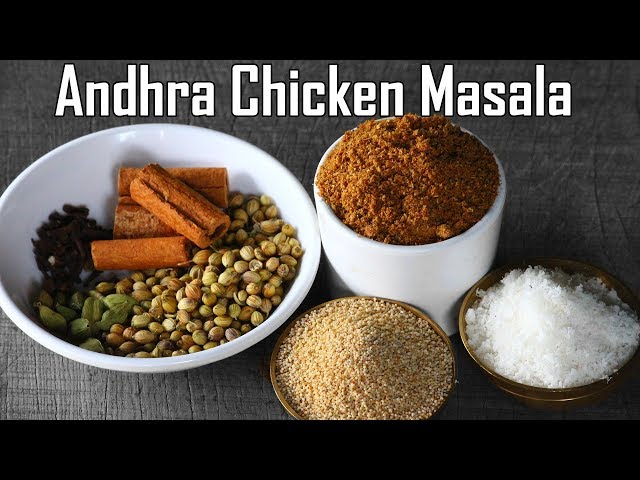 Andhra Chicken Masala Powder Recipe