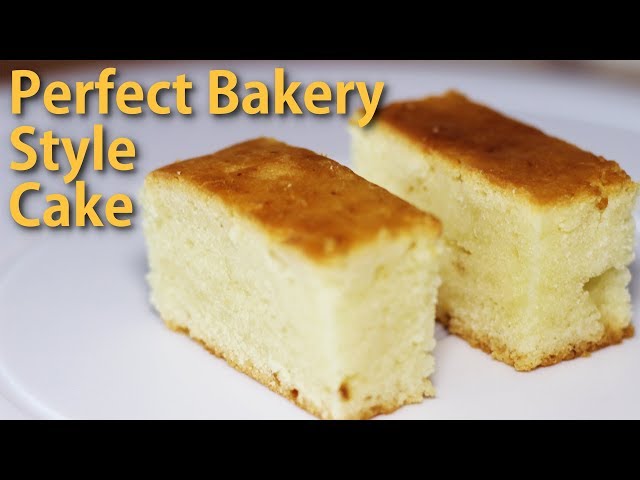 Eggless Bakery Style Sponge Cake