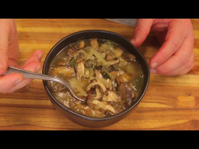 Low Carb Asian Inspired Mushroom and Onion Soup