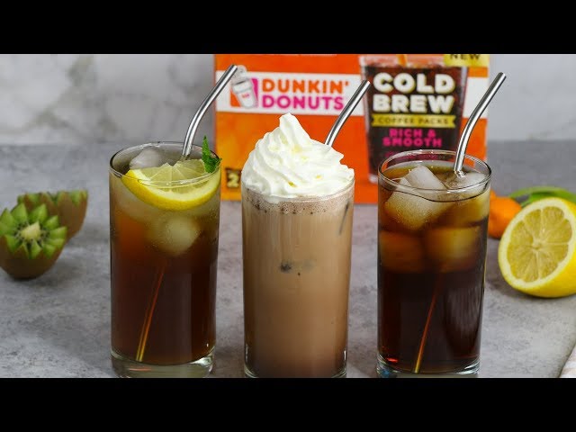 Cold Brew Coffee 3 Ways