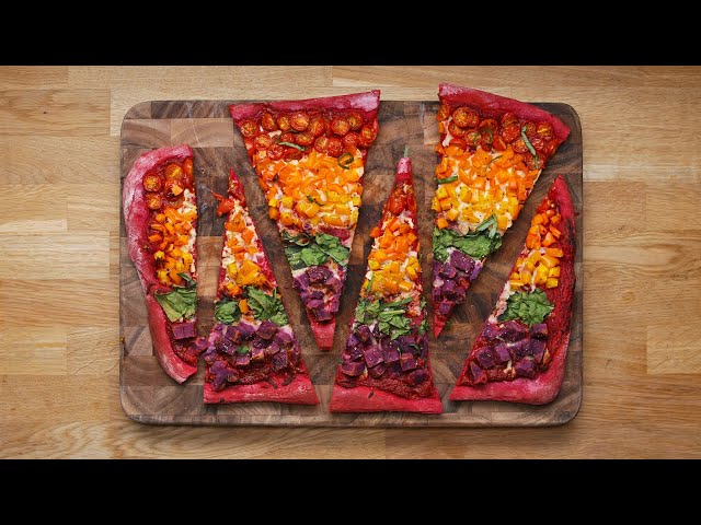 Rainbow Sheet-Pan Pizza
