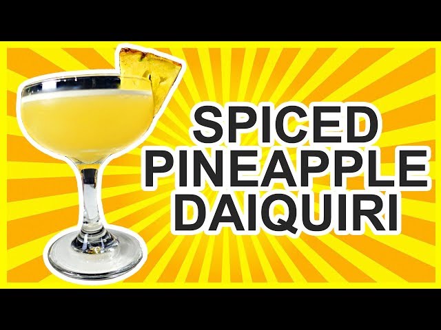 Spiced Pineapple Daiquiri Cocktail Recipe