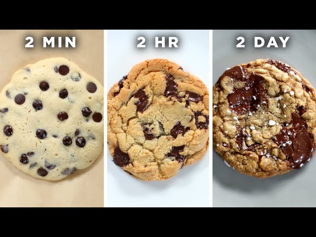 2 Minute Vs 2 Hour Vs 2 Day Cookie