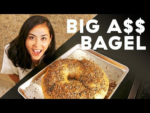 Lo Tries To Make A Huge 8 Pound Bagel From Scratch