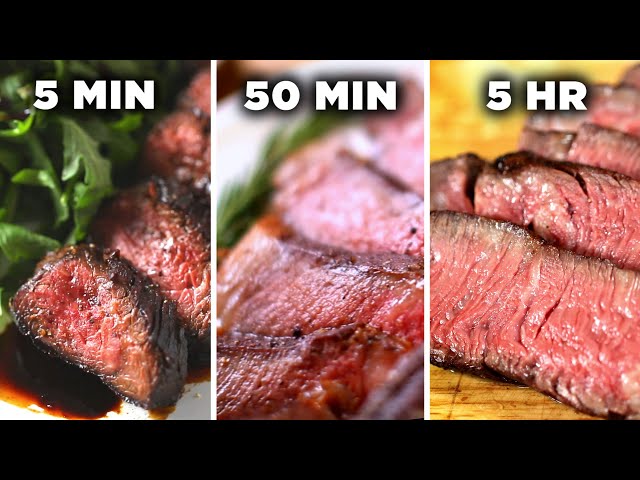 3 steak dishes