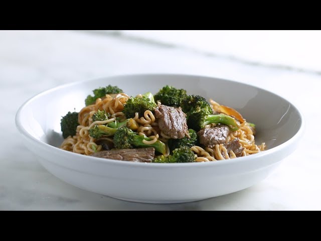 20 Minute Beef and Broccoli Noodle Stir Fry