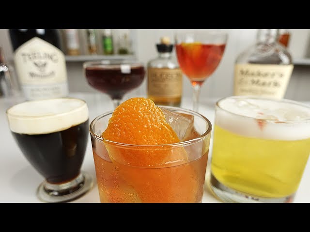 5 MOST POPULAR CLASSIC WHISKEY COCKTAILS
