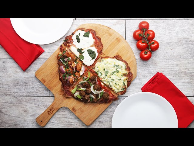Heart-Shaped Scalloped Potato–Crust Pizza