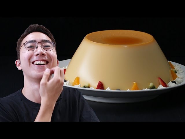 Behind Tasty Giant Pudding