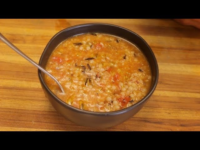 Multi Grain Vegan Tomato Soup