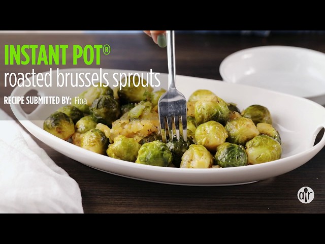 Instant Pot Roasted Brussels Sprouts