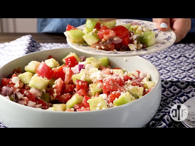 How to Make Good for You Greek Salad