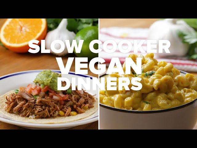 Slow Cooker Vegan Dinners