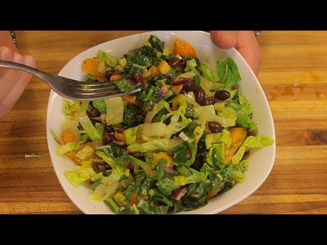 Black Bean Vegan Salad - black beans - vegan protein - fitness recipe