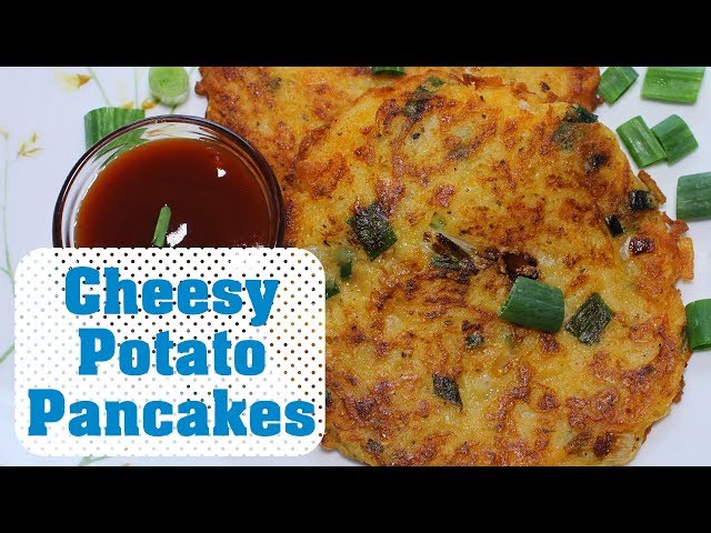 Cheese Potato Pancakes Without Eggs