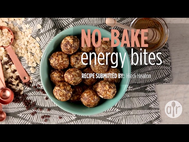 How to Make No Bake Energy Bites