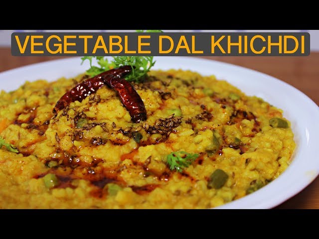 Vegetable Dal Khichdi In Pressure Cooker