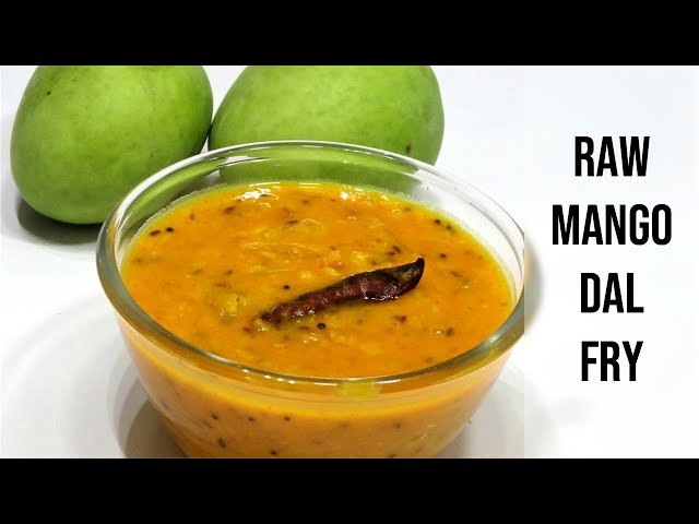 Raw Mango Dal Fry Recipe