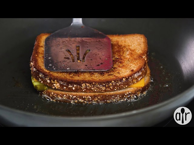 How to Make Grilled Cheese Pickle and Vidalia Onion Sandwich