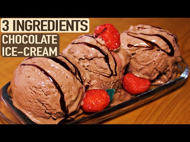 3 Ingredient Chocolate Icecream Recipe