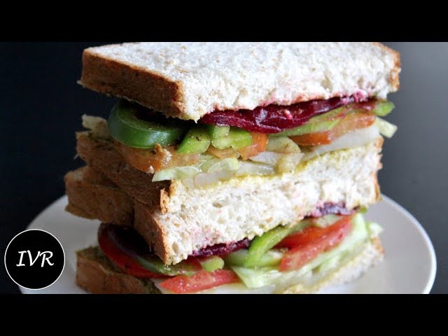 Brown Bread Vegetable Sandwich