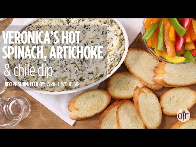 Veronica's Hot Spinach, Artichoke and Chile Dip