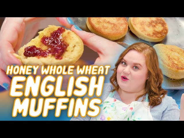 How to Make Honey Whole Wheat English Muffins